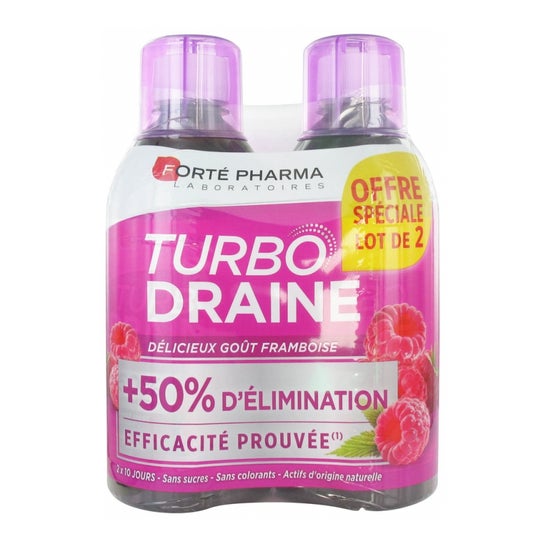Forte Pharma Turbodraine frambuesa 2 x 500mlen oferta