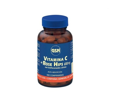 GSN Vitamina C+rose Hips 100compen oferta