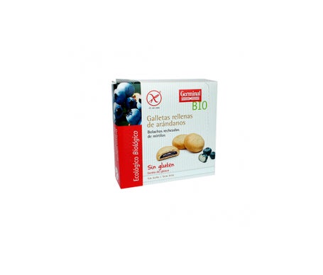 Germinal Bio Galletas Rellenas de Crema Arándanos 250gen oferta