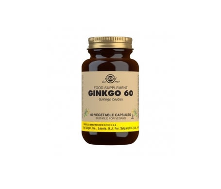 Ginkgo Biloba Stand 60 Caps Solgaren oferta