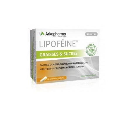 Grasas y azúcares lipofeínicosen oferta
