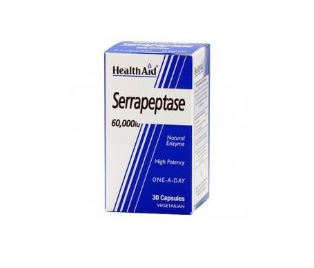 Health Aid Serrapeptasa 60.000 Ui 30cápsen oferta