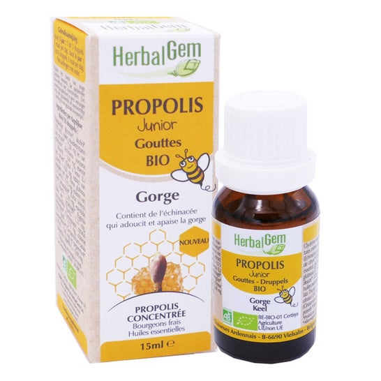 Herbalgem Propóleo Orgánico Junior Large Spectrum Drops 15Mlen oferta