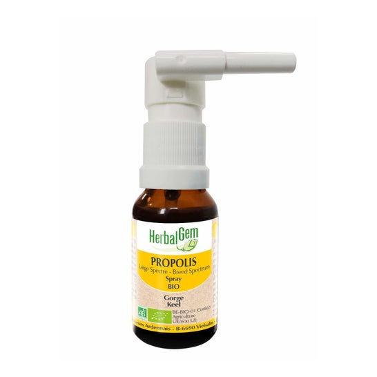 Herbalgem Propóleo Orgánico Spray para la Garganta de Gran Espectro 15Mlen oferta