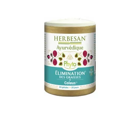 Herbesan Ayurvédique Elimination des Graisses Coleus 60capsen oferta