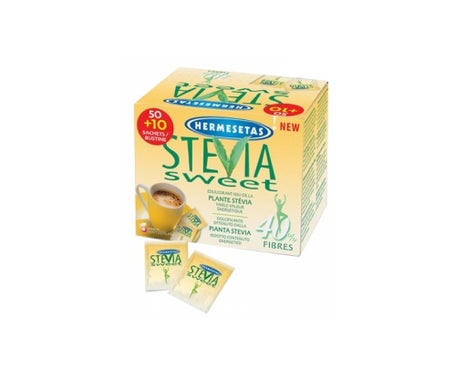 Hermesetas Stevia 50+10Agostoen oferta
