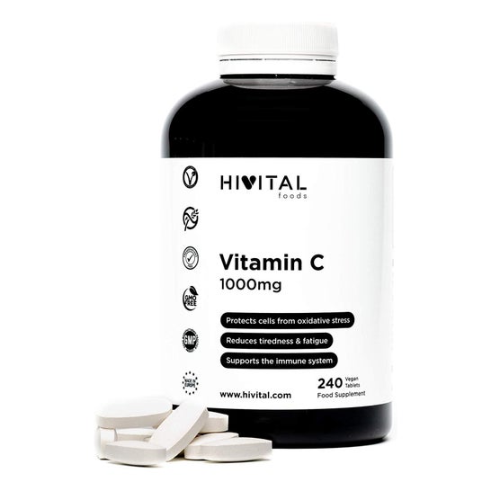 Hivital Foods Vitamina C 1000 Mg 240 Comp (8 Meses)En Oferta