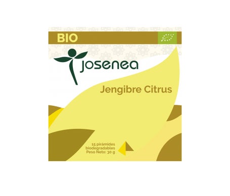 Josenea jengibre citrus bio caja 15 pirámidesen oferta