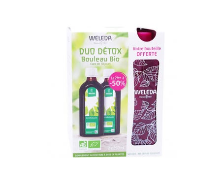 Jugo de Abedul Orgánico Weleda 2X200ml + Botellaen oferta