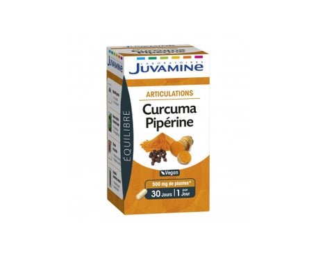 Juvamine Curcuma Piperine Articulations 30 Gélules Végétalesen Oferta
