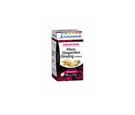Juvamine Maca-ginseng-gingembre Tonifiant Sexuel 40 Comprimésen oferta