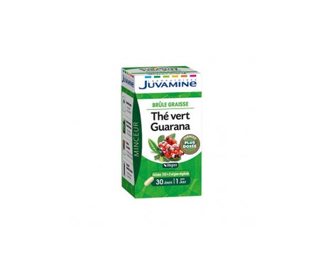 Juvamine Thé Vert Guarana 1600 Mg Brûle-graisse 30 Gélules Ven oferta
