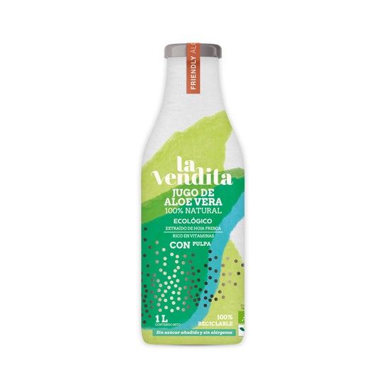 La Vendita Jugo de Aloe Vera con pulpa 1Len oferta