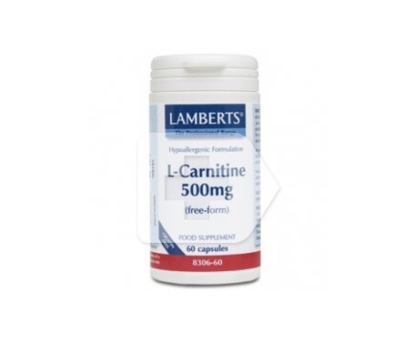 Lamberts L-carnitina 500mg 60cápsen oferta