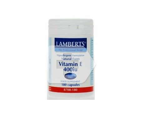 Lamberts Vitamina E 400ui 60cápsen oferta