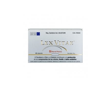 Lex Vitae 60 Cápsulasen oferta