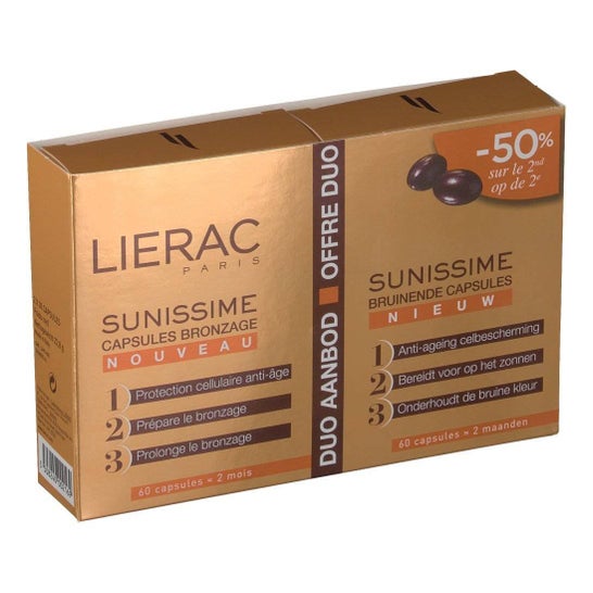 Lierac Sunissime Bronceado Rápido y Sublime 2x30 Cápsulasen oferta