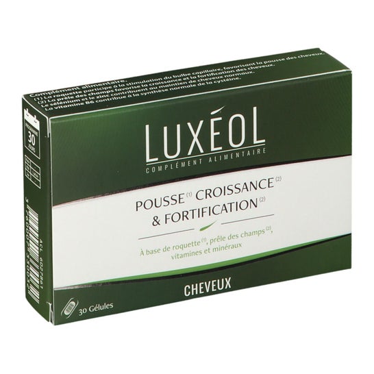 Luxéol Crecimiento y fortalecimiento del cabello 30 cápsulasen oferta