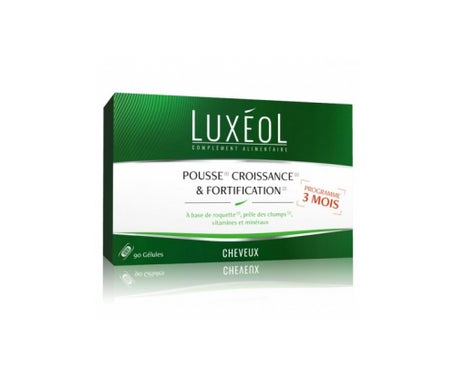 Luxéol Crecimiento y fortalecimiento del cabello 90 cápsulasen oferta