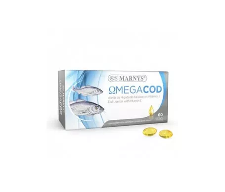 Marnys Omegacod Aceite de Hígado de Bacalao con Vitamina E 60capsen oferta