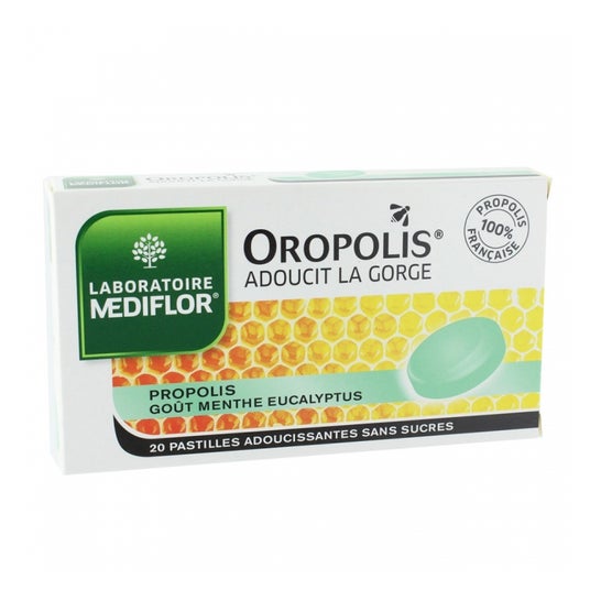 Mediflor Oropolis Softening Tablets Got Mint 20 Tabletsen Oferta