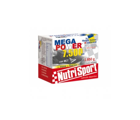 Megapower batidos sobres + Nutrisport + Vainilla + Caja 15 Sobres 1650Gr.en oferta