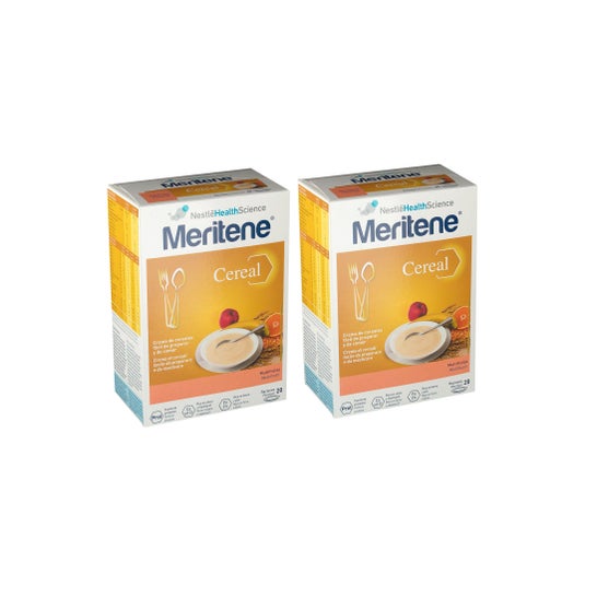 Meritene Cereal multifrutas 300g+300gen oferta