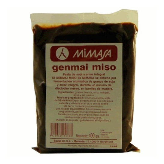 Mimasa Genmai Miso Arroz Integral Bolsa 400gen oferta