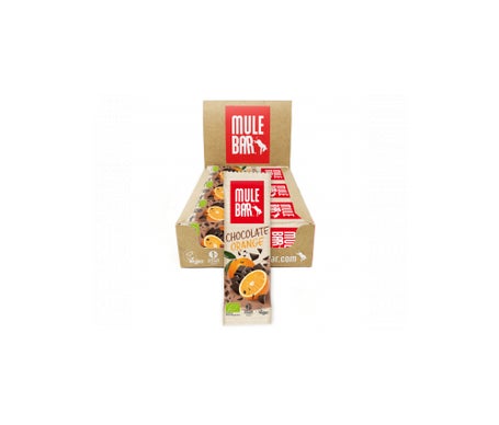 Mulebar Boite de 15 barres bio & vegan Chocolat Orange 40gen oferta