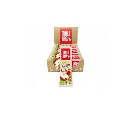 Mulebar Boite de 15 barres bio & vegan Pomme Cannelle Raisinsen oferta
