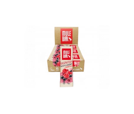 Mulebar Boite de 15 barres vegan Fruits rouges 40gen oferta