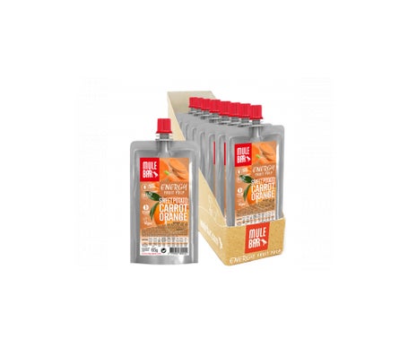 Mulebar Boites 10 pulpes de fruit Patate douce Orange Carotte 65en oferta