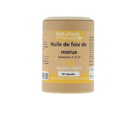 Nat&Form Eco Cod Liver Caps60en oferta
