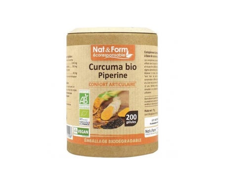 Nat&Form Eco Curcum/Pip Bio Gel200en oferta