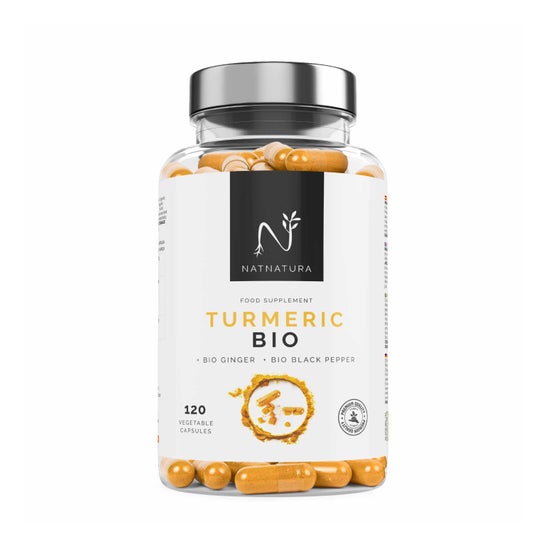 Natnatura Cúrcuma Bio + Jengibre + Pimienta Negra 120 cápsulas vegetalesen oferta