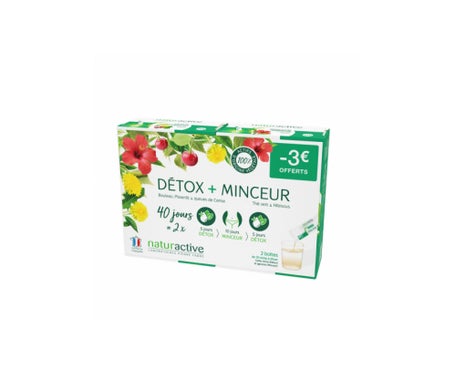 Naturactive Detox+Minc Stick20+20en oferta