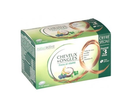 Naturactive Hair and Nails 45 cápsulas en un set de 2en oferta