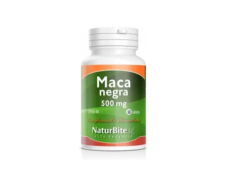 Naturbite Maca Negra Andina 500mg 60tabsen oferta