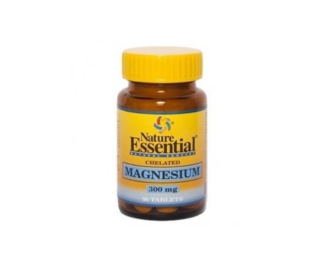 Nature Essential Magnesio 300 Mg.(quelado) 50 Tabletas.en oferta