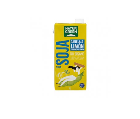 Naturgreen Bebida Ecológica De Soja Con Canela Y Limón 1len oferta