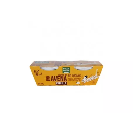 Naturgreen Postre Ecológico De Avena Y Vainilla (2x125 G)en oferta