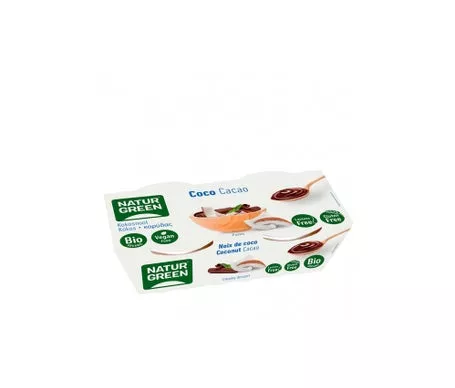 Naturgreen Postre Ecológico De Coco YCacao 2x125gen oferta