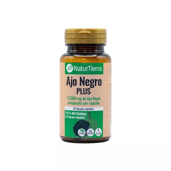 Naturtierra Ajo Negro Plus 20 Cápsulas Vegetalesen oferta