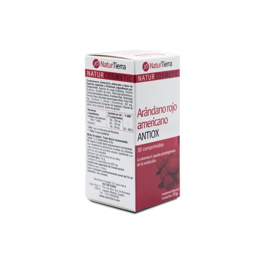 Naturtierra Arándano Rojo Americano Antiox 30capsen oferta