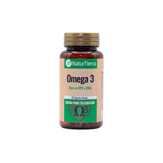 Naturtierra Omega 3 80caps blandasen oferta