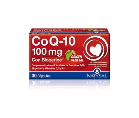 Natysal Coenzima Q10 (Con Bioperine ® y Vitaminas C.E y B1) 30 cápsulasen oferta