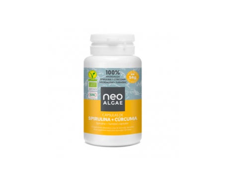 Neoalgae Cápsulas De Spirulina Y Cúrcuma 120 Capsulasen oferta