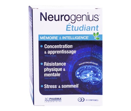 Neurogenius Estudiante Memoria e Inteligencia 30 Comprimidosen oferta