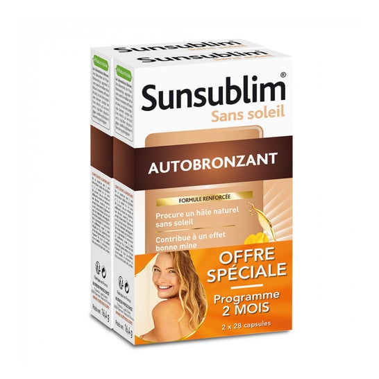 Noreva Sunsublim Autobronceador Ultra 2x28capsen oferta