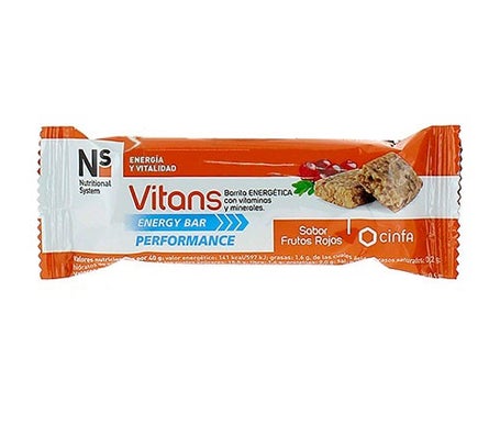 Ns VitansSport Energy Bar sabor frutos rojos 1 Barritaen oferta
